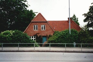 Anni og Aages Snabes hus foran Tønder Friluftsbad blev revet ned kort tid efter Annis død midt i 90'erne....