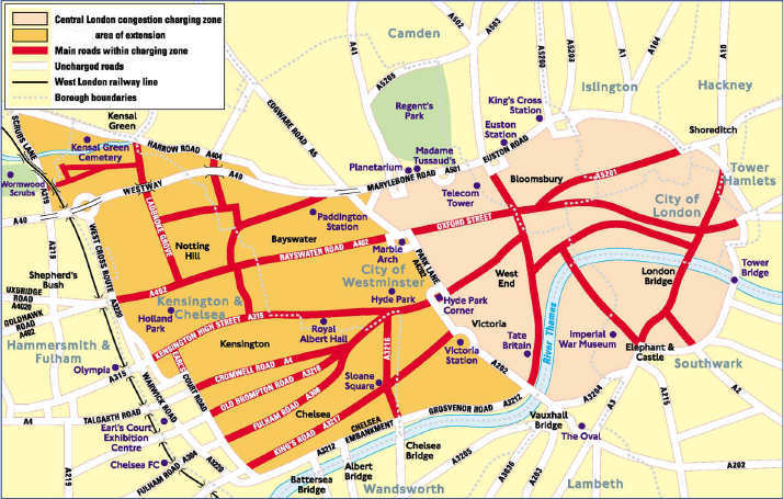 Congestion Charge Map Pdf